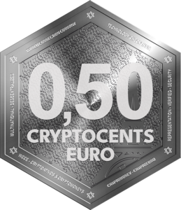 50 Cryptocents euro